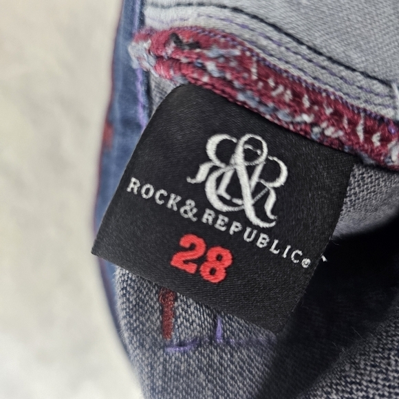 Rock & Republic jeans Womens 28   Kassandra Bootcut Mid Rise flare - Picture 3 of 15